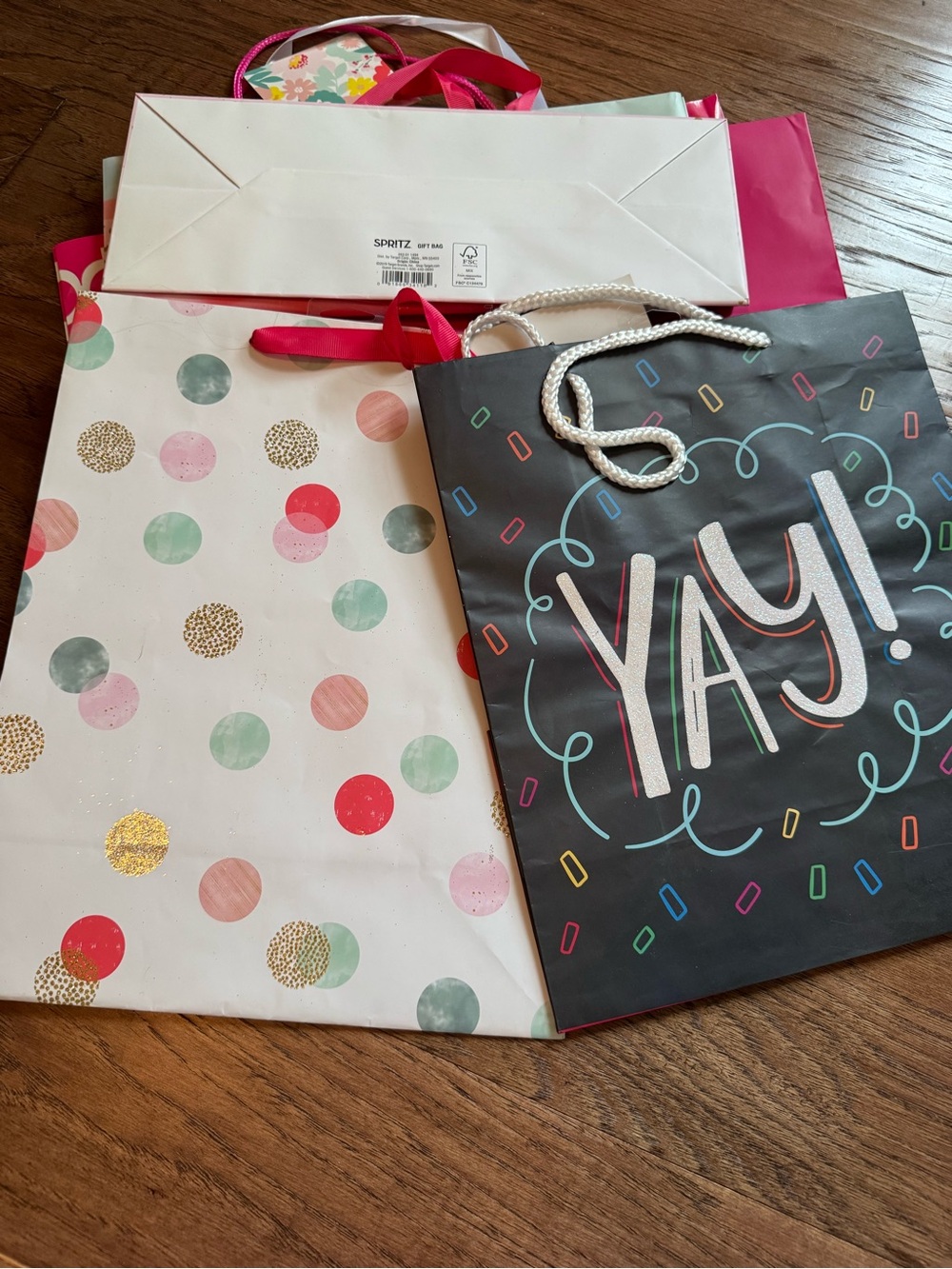13 various size and occasion gift bags